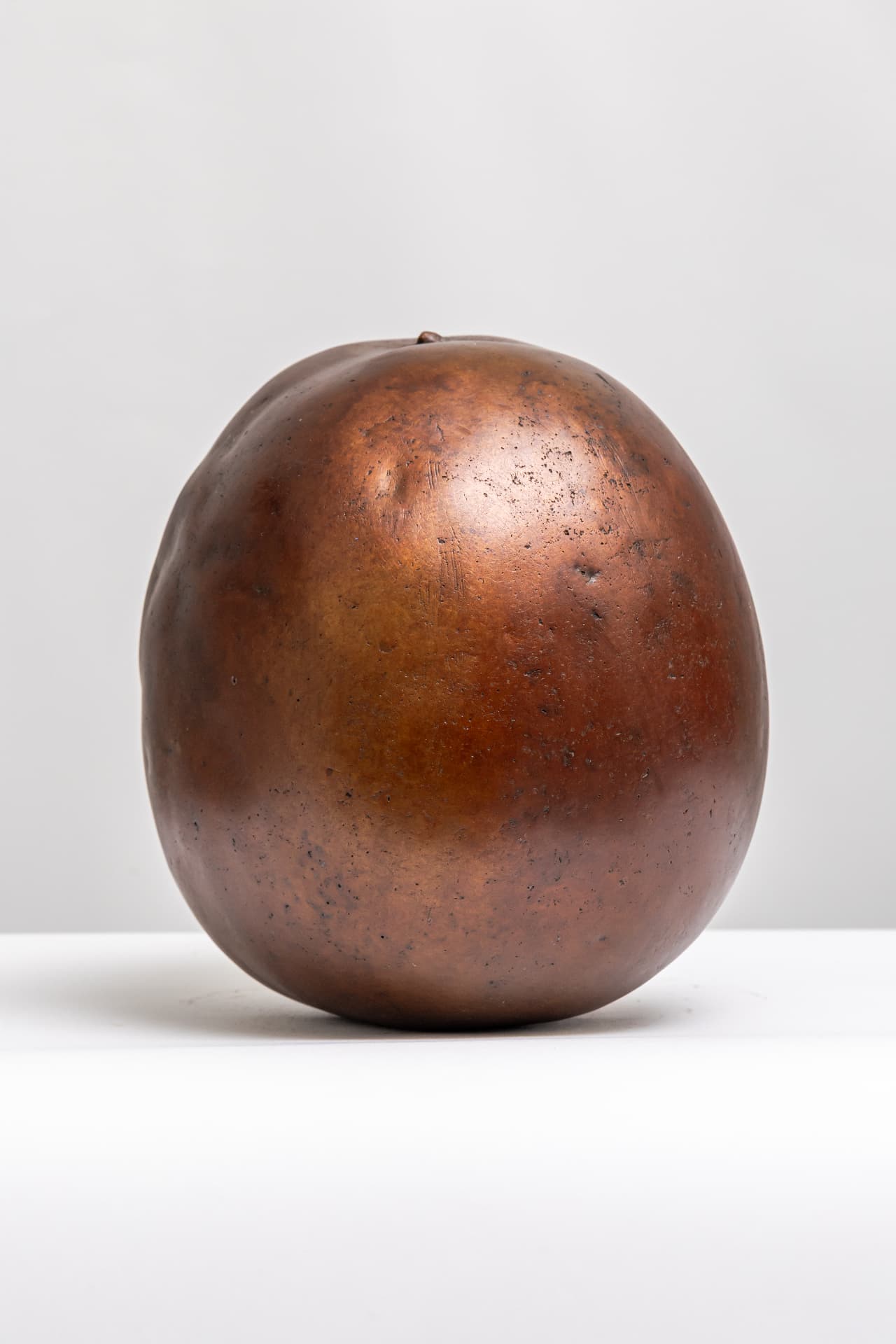 Bateekha I, bronze watermelon form with stem detail